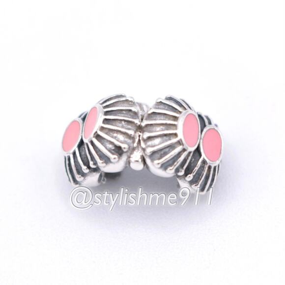 Rare Authentic PANDORA Pink Enamel Clip - 790578EN24 - Picture 10 of 15